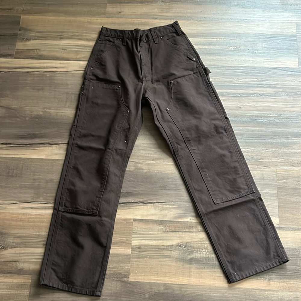 Carhartt double knee work pants brown size 30x32